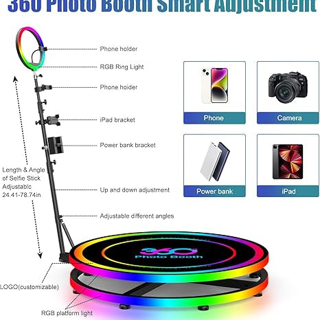 360 Photo Booth with Photo Booth Software/App