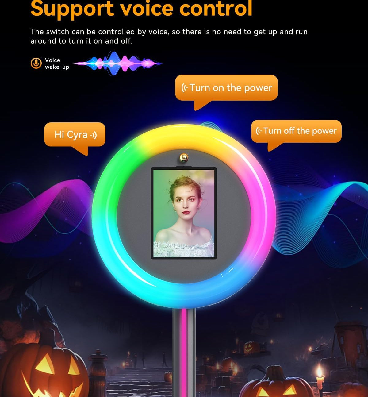 iPad Photo Booth with AI Voice Control & App - Smart 360 Photo Booth