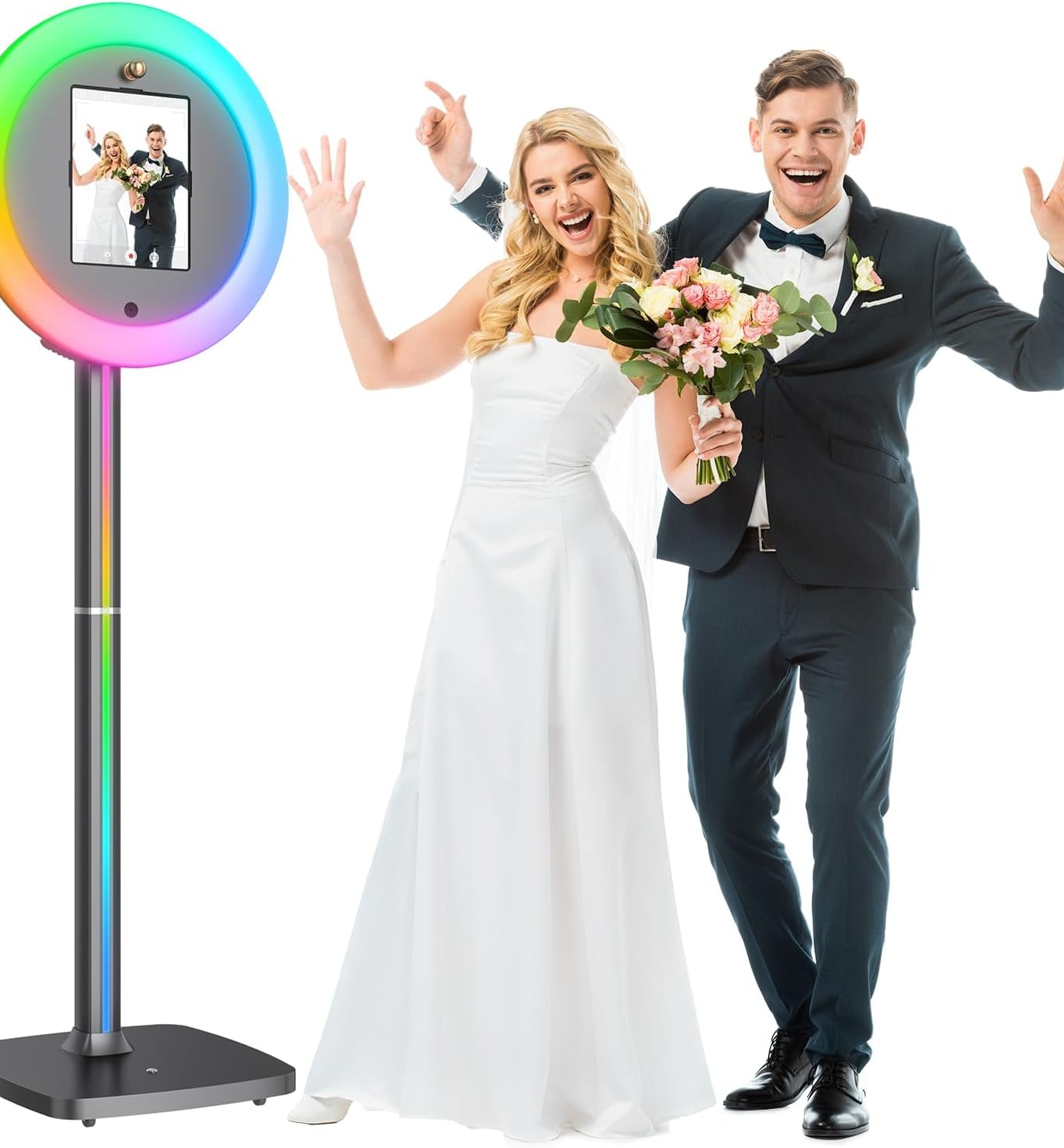 iPad Photo Booth with AI Voice Control & App - Smart 360 Photo Booth