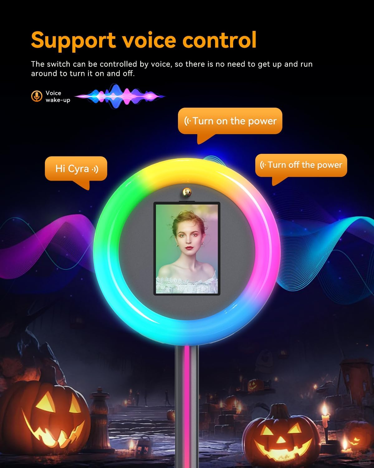 iPad Photo Booth with AI Voice Control & App - Smart 360 Photo Booth